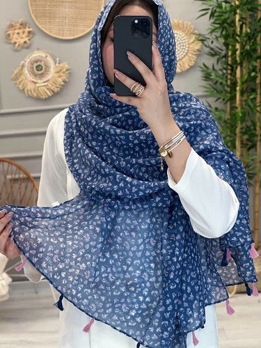 0257-شال طرحدار ژابیز