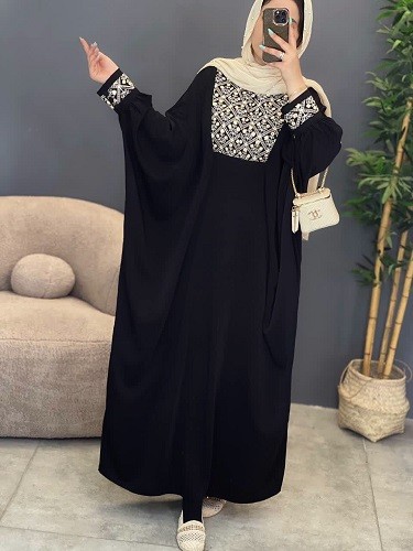 1377-عبایی سوزن دوزی