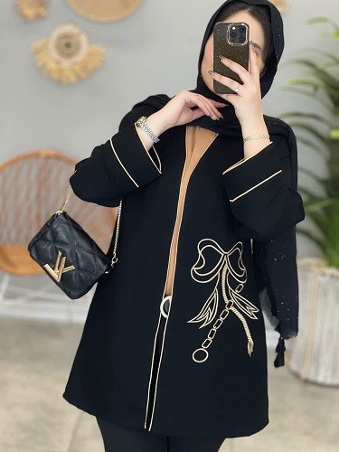 1380- کت مزونی پاپیون