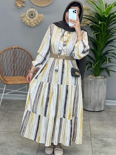 1381-پیراهن مزونی شاهیکا