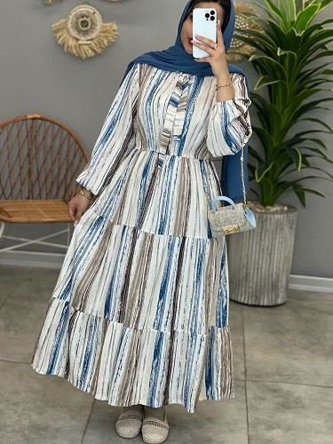 1381-پیراهن مزونی شاهیکا