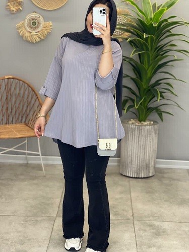 1262-مانتو شومیزی آوا