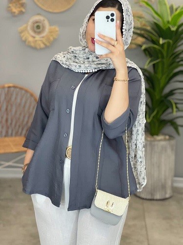 1391-مانتو شومیزی مانا