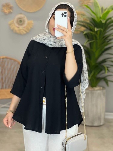 1391-مانتو شومیزی مانا