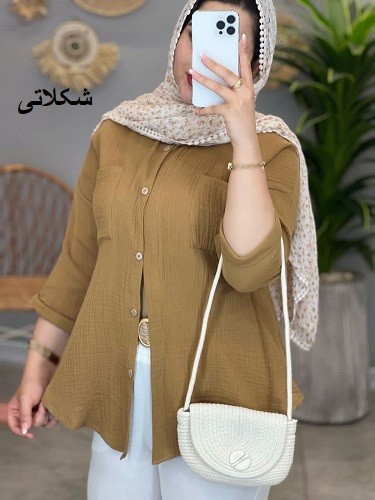 1389- شومیز دبل فیس آیسن