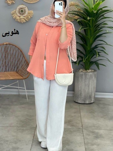 1389- شومیز دبل فیس آیسن