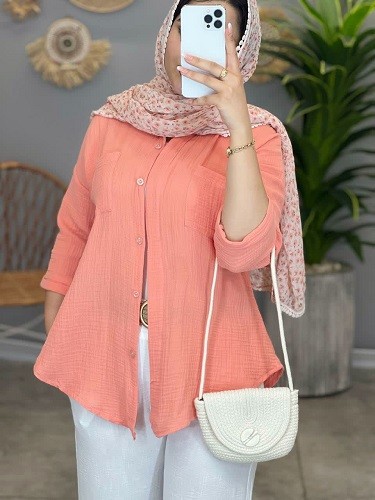 1389- شومیز دبل فیس آیسن