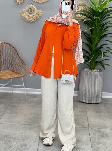 1390-مانتو شومیزی صحرا