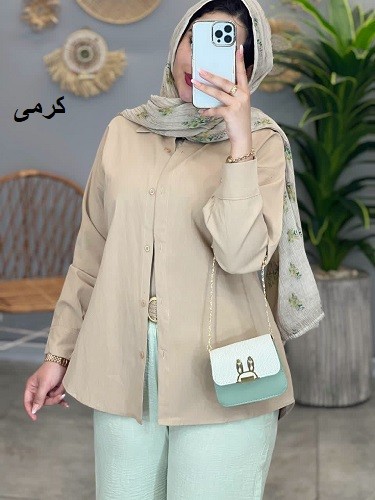 1390-مانتو شومیزی صحرا