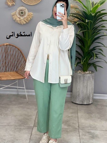 1390-مانتو شومیزی صحرا