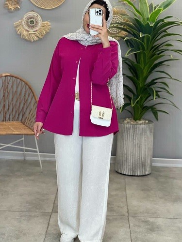 1390-مانتو شومیزی صحرا