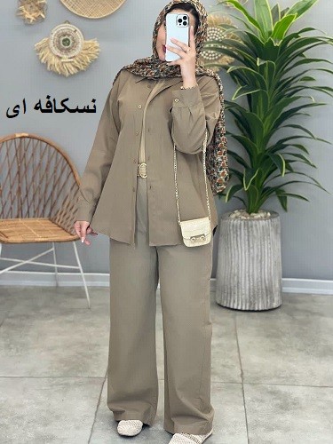 1390-مانتو شومیزی صحرا