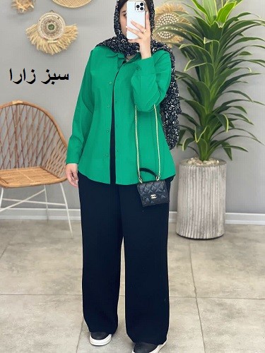 1390-مانتو شومیزی صحرا