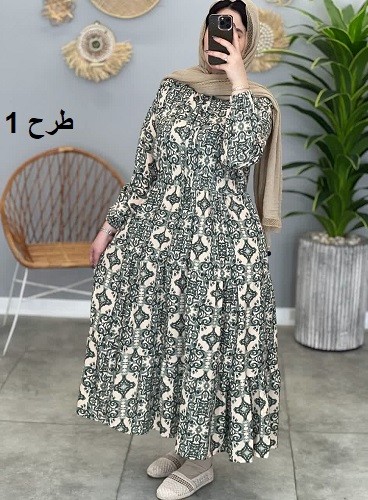 1394-پیراهن بلند پریدخت