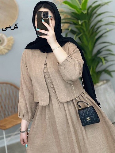 1396-ست کت و سارافون توسکا