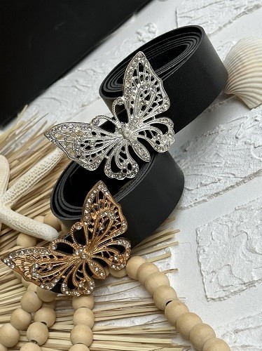 1407-کمربند چرم سنجاقک