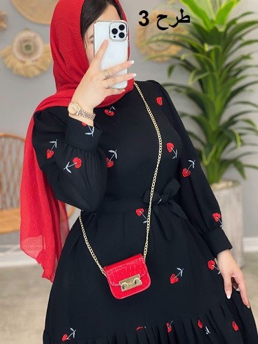 1413-پیراهن مزونی گیلاس