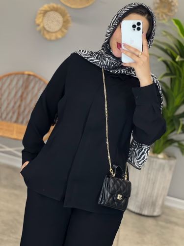 1415- ست شومیز شلوار سوفی