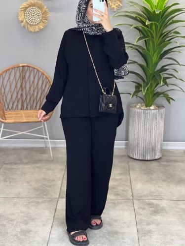 1415- ست شومیز شلوار سوفی