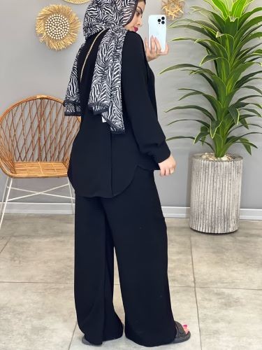 1415- ست شومیز شلوار سوفی