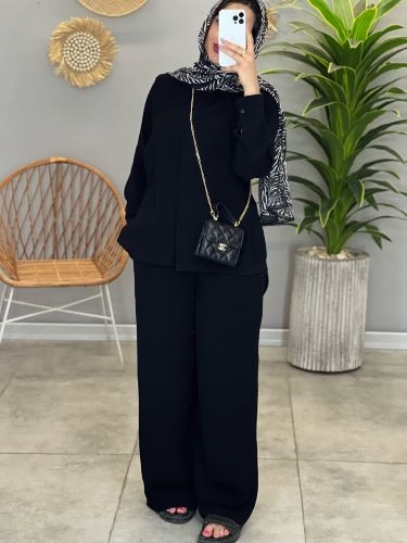 1415- ست شومیز شلوار سوفی