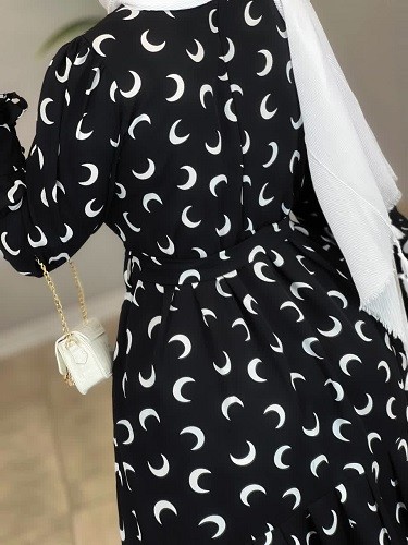 1416-پیراهن بلند ماهلین