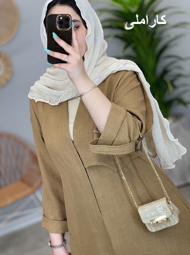 1417-مانتو آستین سگک آنجل