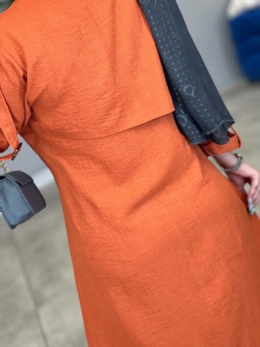 1417-مانتو آستین سگک آنجل