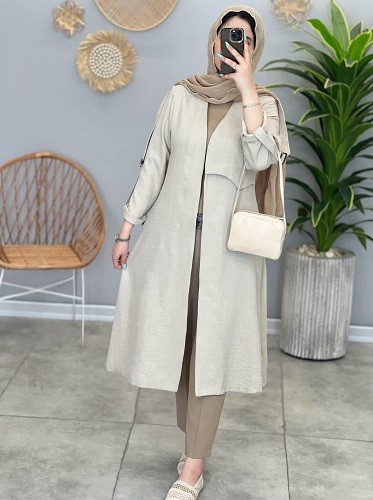 1417-مانتو آستین سگک آنجل