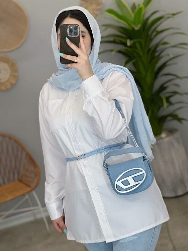 1419-مانتو شومیزی ماکان