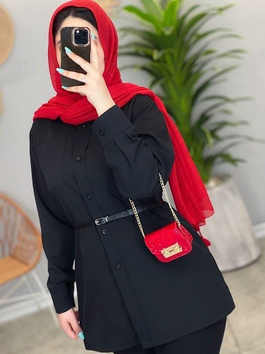 1419-مانتو شومیزی ماکان