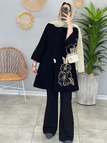 1423-کت مزونی شکوفه