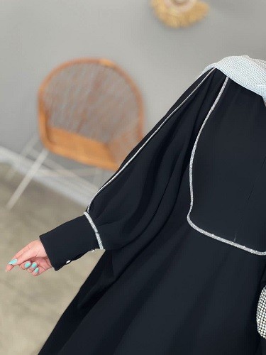 1420-عبایی مزونی جواهر