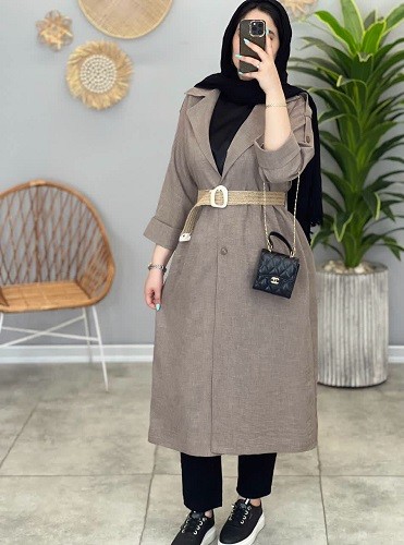 1422-مانتو بلند دایانا