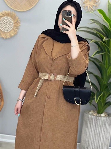 1422-مانتو بلند دایانا