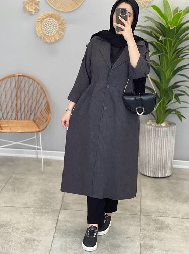 1422-مانتو بلند دایانا