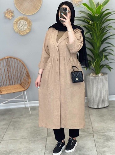 1422-مانتو بلند دایانا