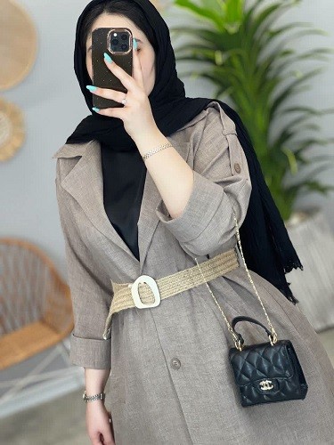 1422-مانتو بلند دایانا