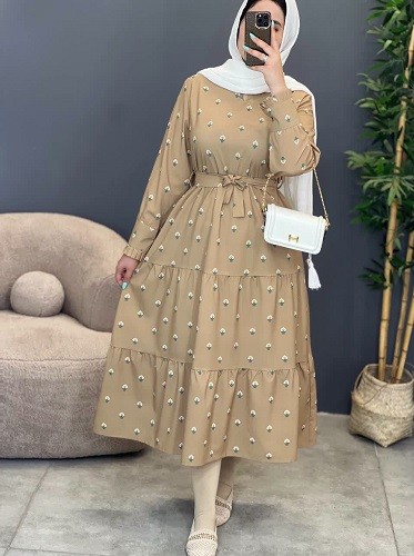 1427-پیراهن بلند لاله