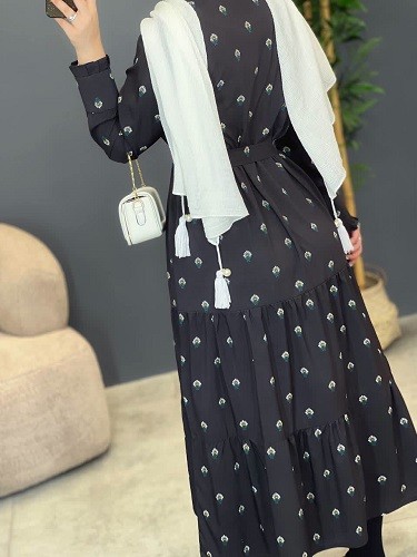 1427-پیراهن بلند لاله