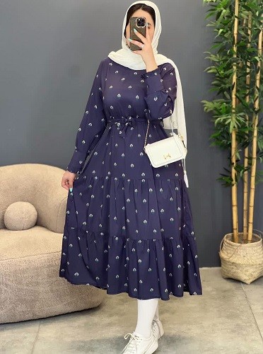 1427-پیراهن بلند لاله