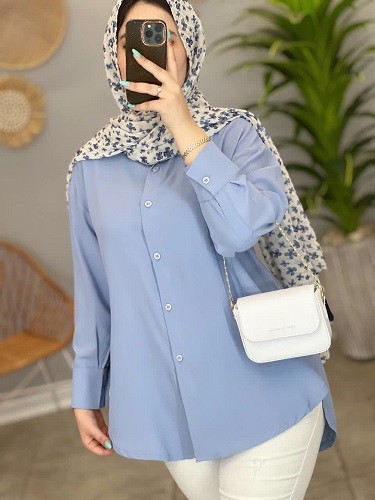 1117_ مانتو شومیزی کارن