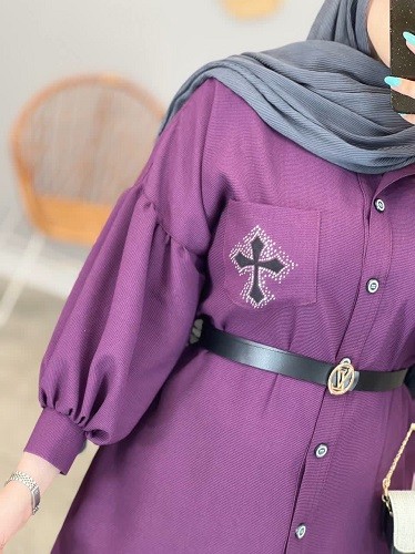 1428-مانتو شومیزی پامچال