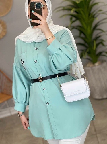 1428-مانتو شومیزی پامچال