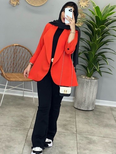 1412- کت مزونی شاهیکا