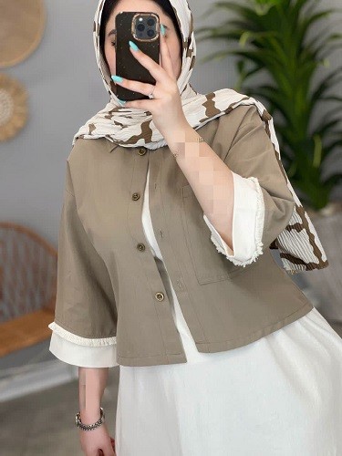 1436-ست کت و سارافون شهرناز