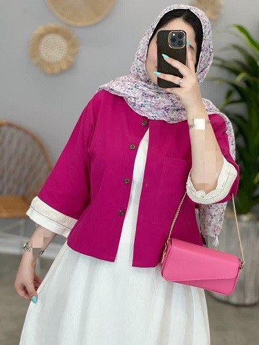 1436-ست کت و سارافون شهرناز