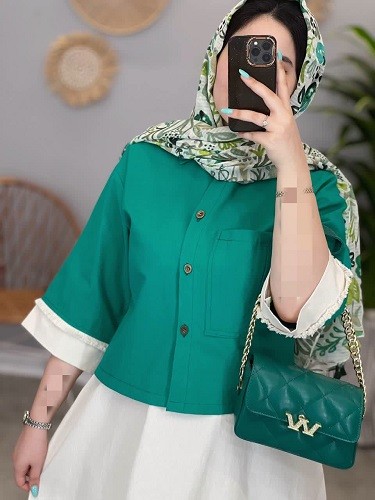 1436-ست کت و سارافون شهرناز