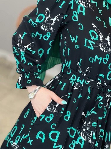 1437- پیراهن عروسکی نازدونه