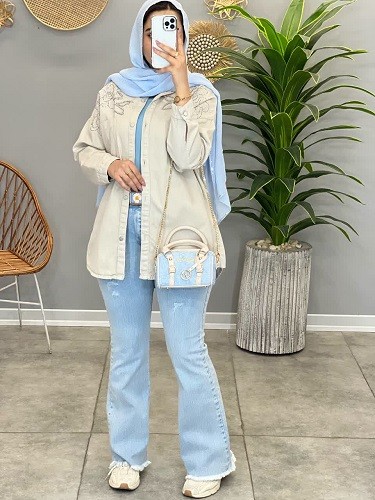 1442- مانتو شومیزی پرادا